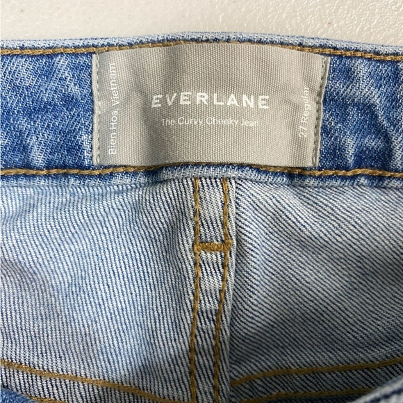 Everlane The Curvy Cheeky High Rise Jeans Blue Size 27 - Picture 6 of 12